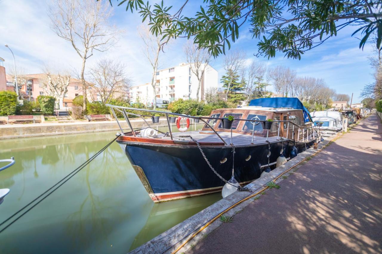 Отель Bateau Le Nubian Нарбонна Экстерьер фото